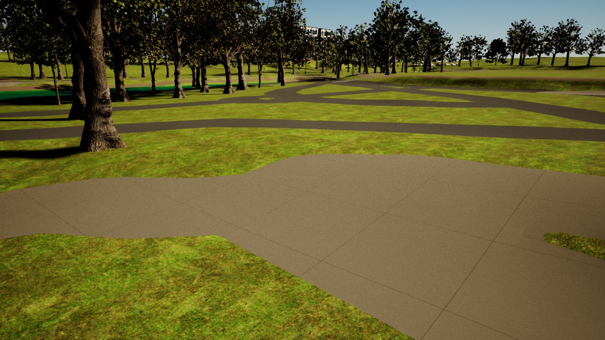 Corrected Unreal Engine path and terrain after grading work