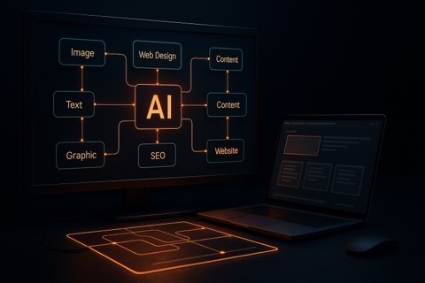 Cover image for blog post: AI in Graphic and Web Design
