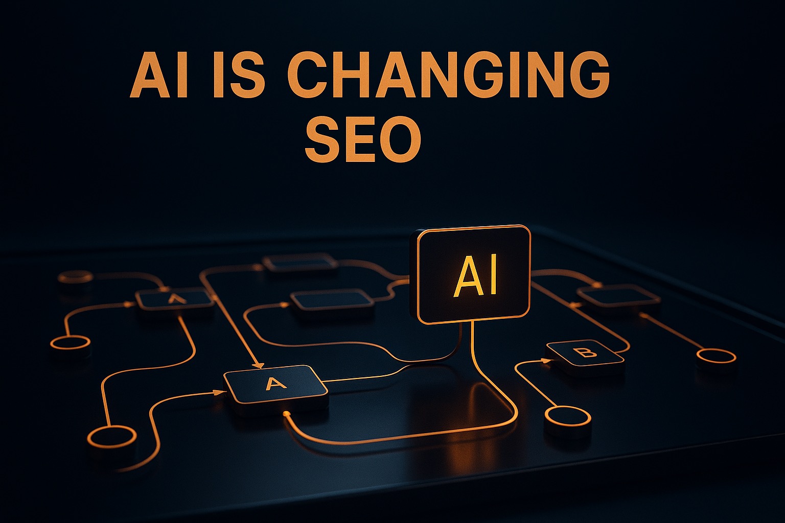 Header image for blog post: AI Is Changing SEO