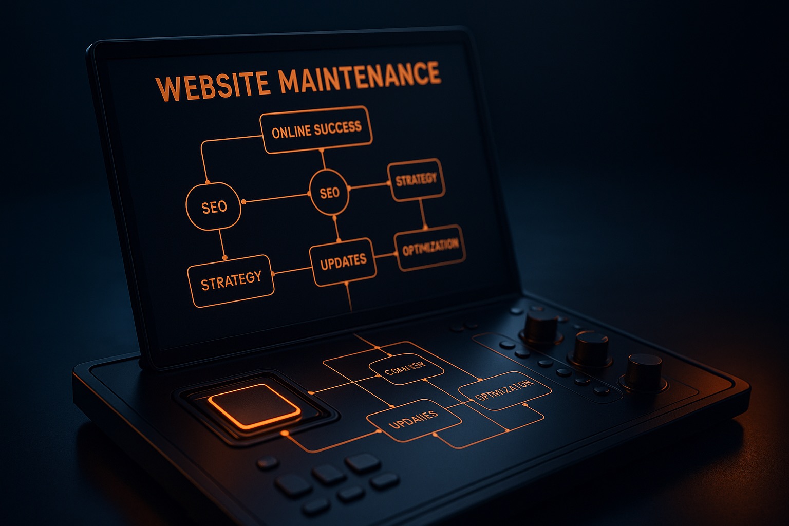 Header image for blog post: Website Maintenance: The Key to Online Success