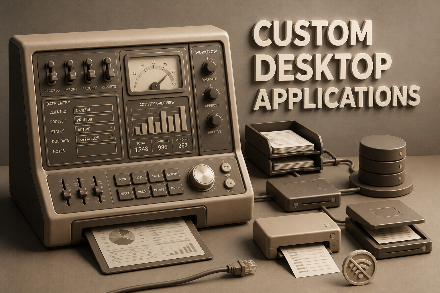 Header image for service page: Custom Desktop Applications