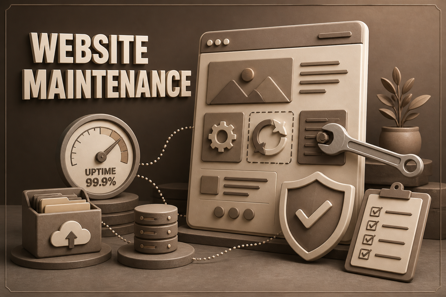 Header image for service page: Website Maintenance